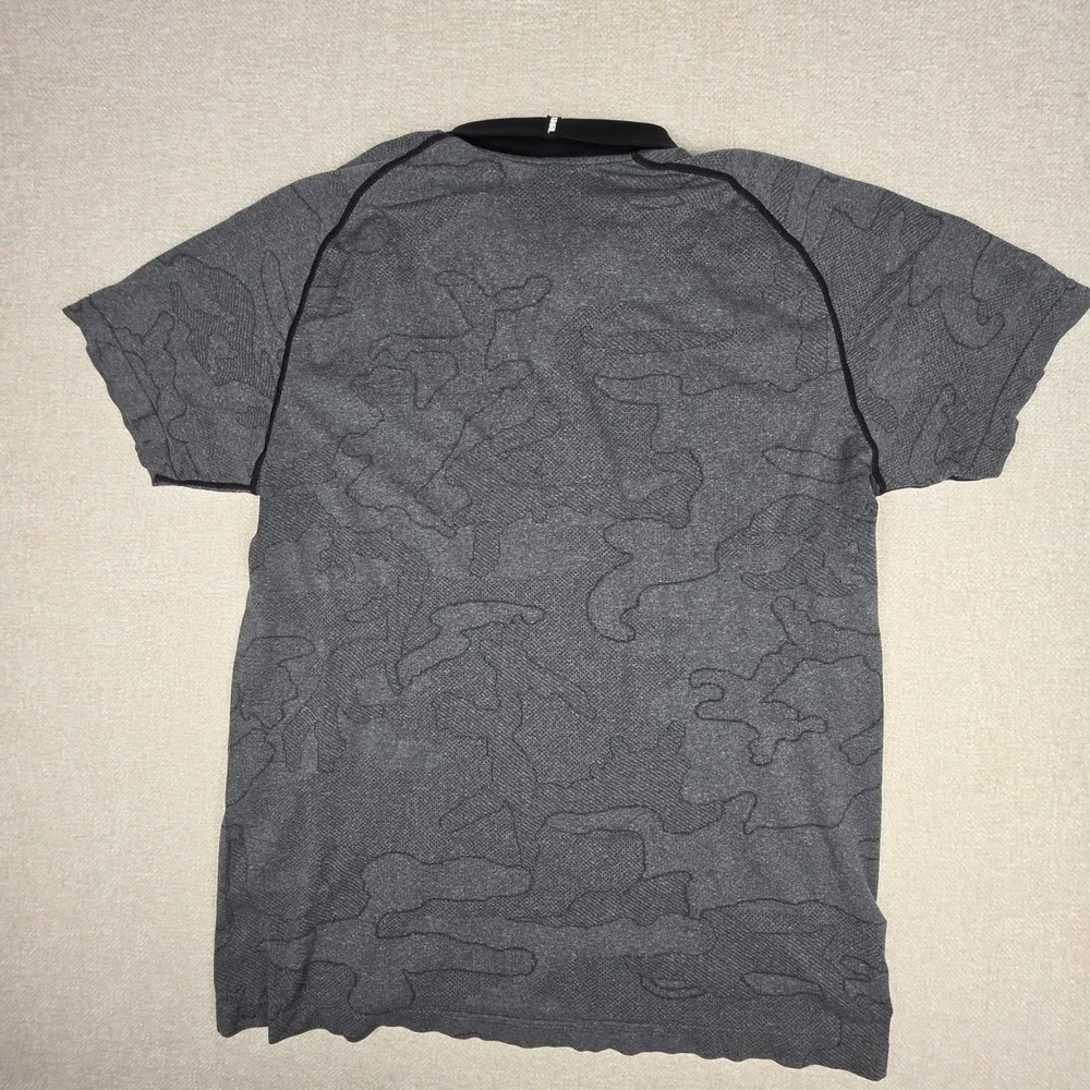 UNRL Golf Barstool Sports Polo Shirt Mens XL Grey Camo Performance Golf Top - Picture 5 of 10
